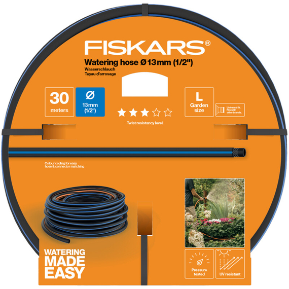 FISKARS | Locsolótömlő, 13 mm (1/2), 30 m Q3