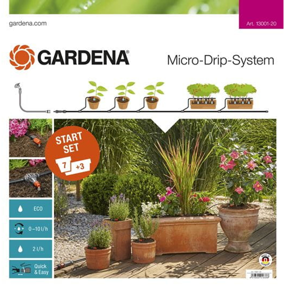 GARDENA Micro-Drip System indulókészlet cserepes növényekhez 
M automatic