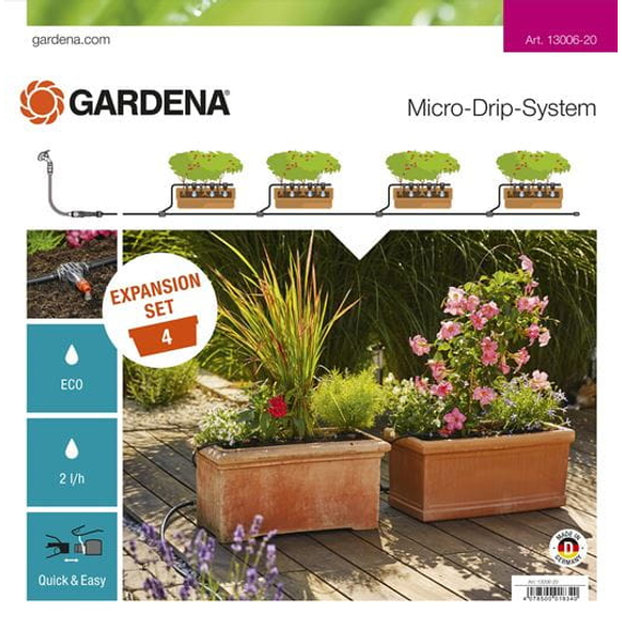 GARDENA Micro-Drip System bővítő készlet cserepes növényekhez XL