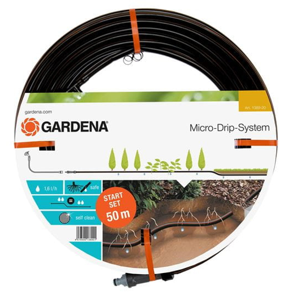 GARDENA Micro-Drip System föld alatti 
csepegtetőcső induló készlet 13,7 mm