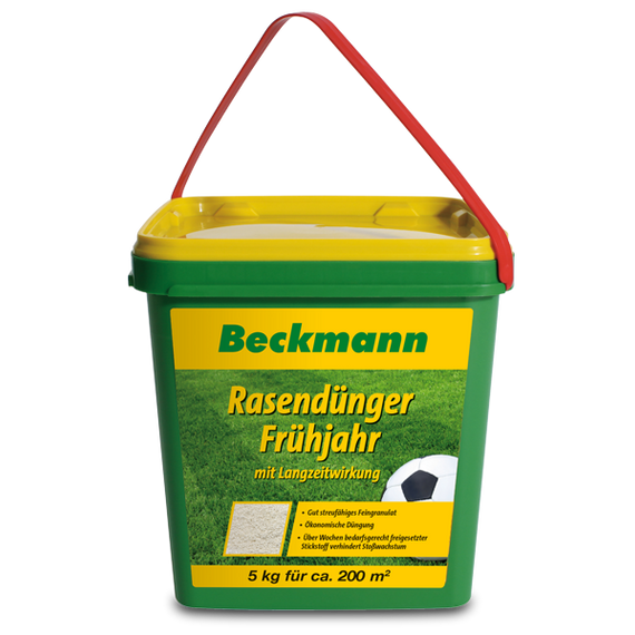Beckmann | tavaszi hosszú hatású gyeptrágya 30-5-6 | 5 kg