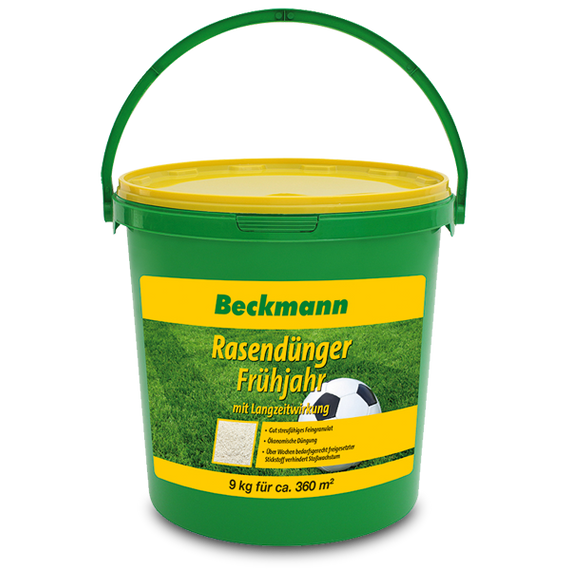 Beckmann | tavaszi hosszú hatású gyeptrágya 30-5-6 | 9 kg
