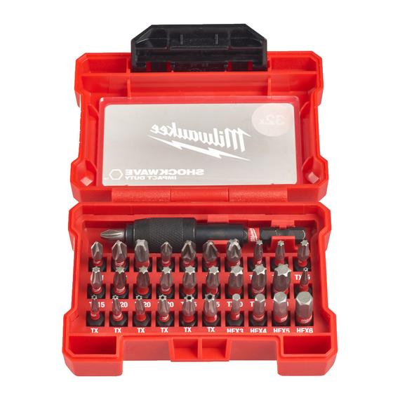 Milwaukee 31 darabos Shockwave Kompakt Bitkészlet - 1 db